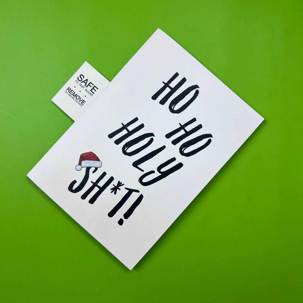 Ho Ho Holy Shit - Farting Christmas Card
