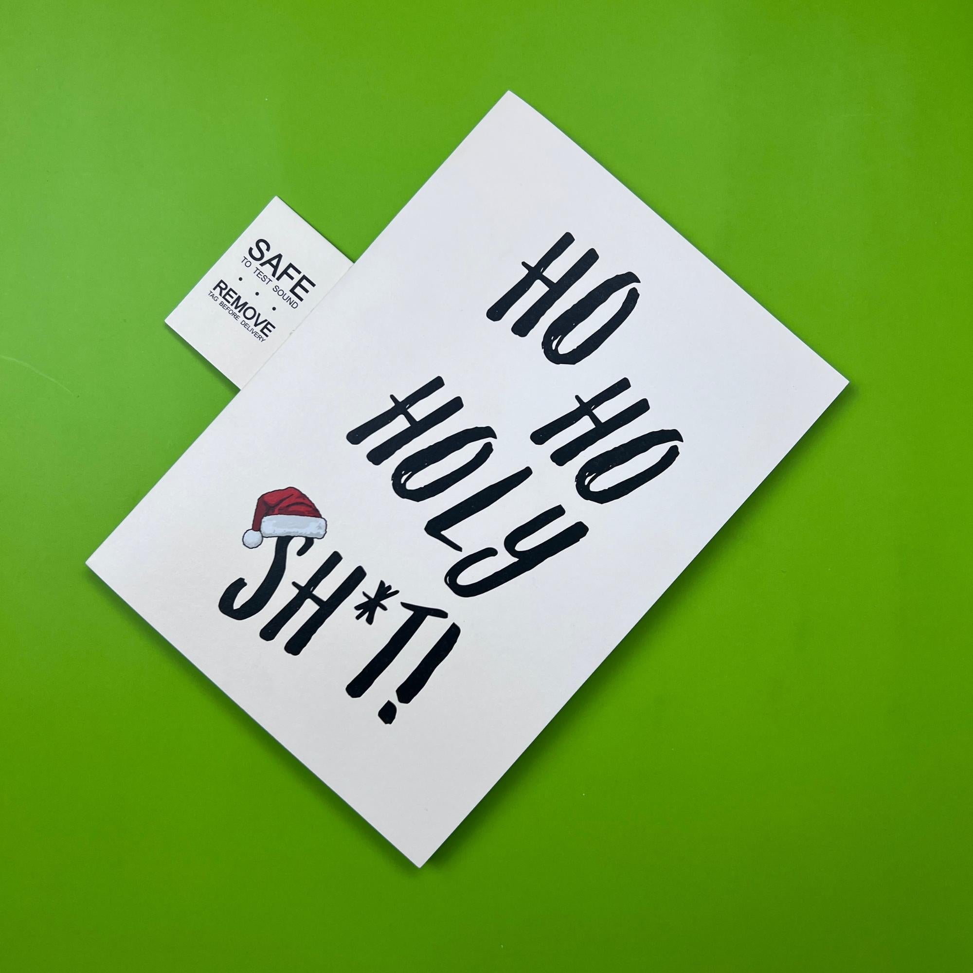 Ho Ho Holy Shit - Farting Christmas Card