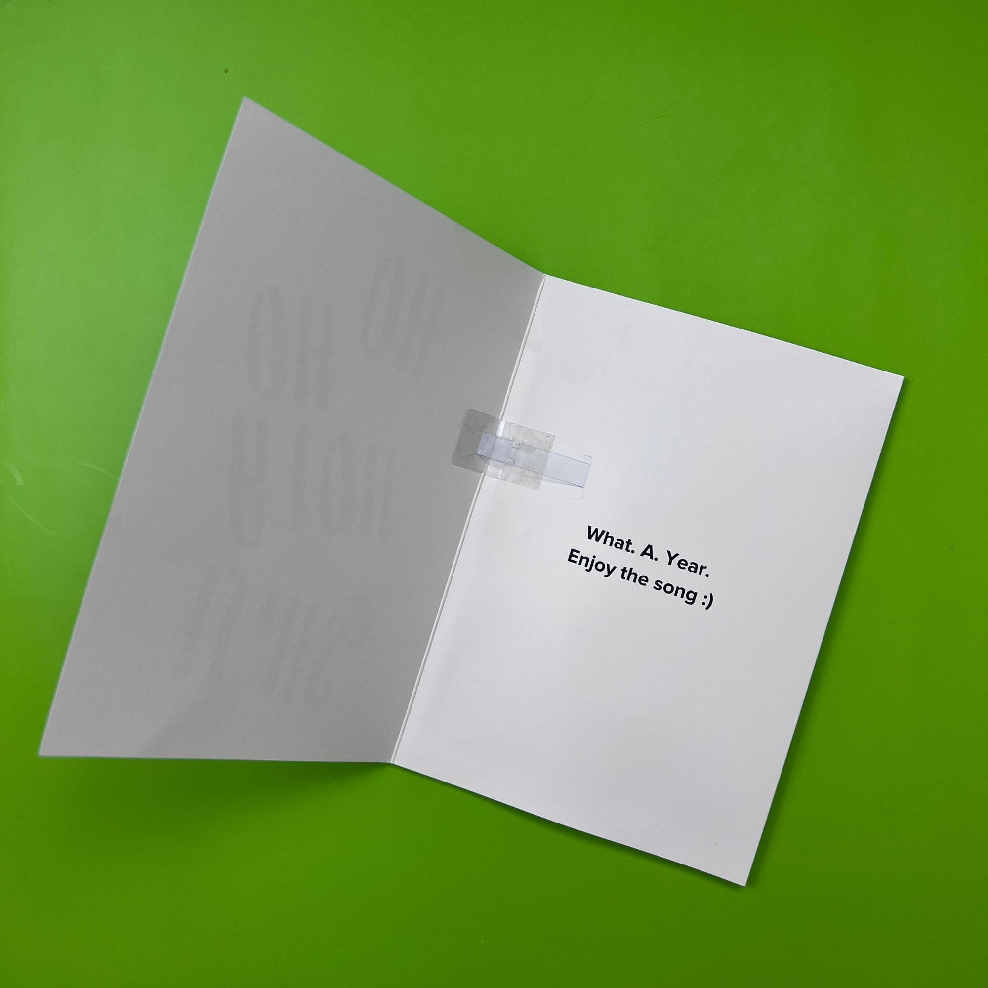 Ho Ho Holy Shit - Farting Christmas Card