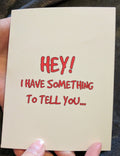 Eat a Dick - Original Greeting Card