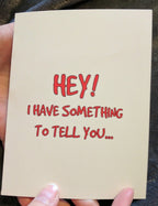 Eat a Dick - Original Greeting Card