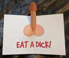 Eat a Dick - Original Greeting Card