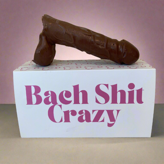 Bach Shit Crazy - Bachelorette Chocolate Dick Box