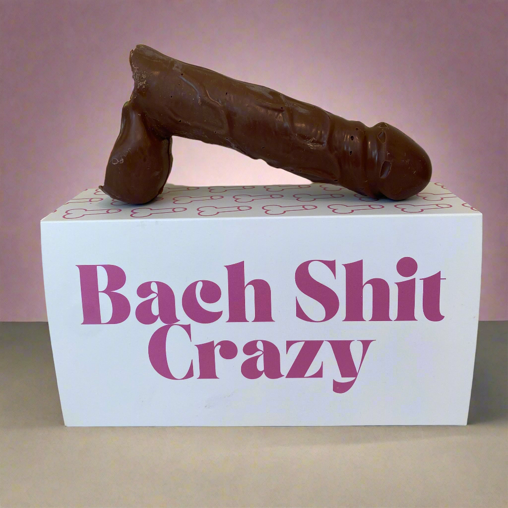 Bach Shit Crazy - Bachelorette Chocolate Dick Box