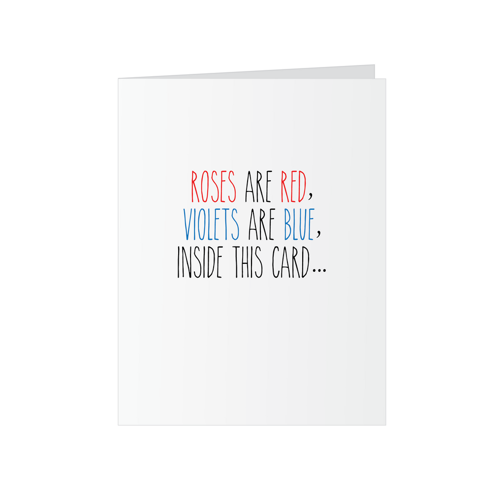 Roses Are Red - Shitty Fart Card