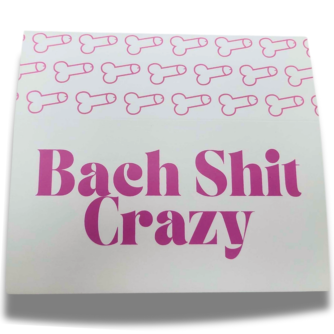 Bach Shit Crazy - Bachelorette Chocolate Dick Box