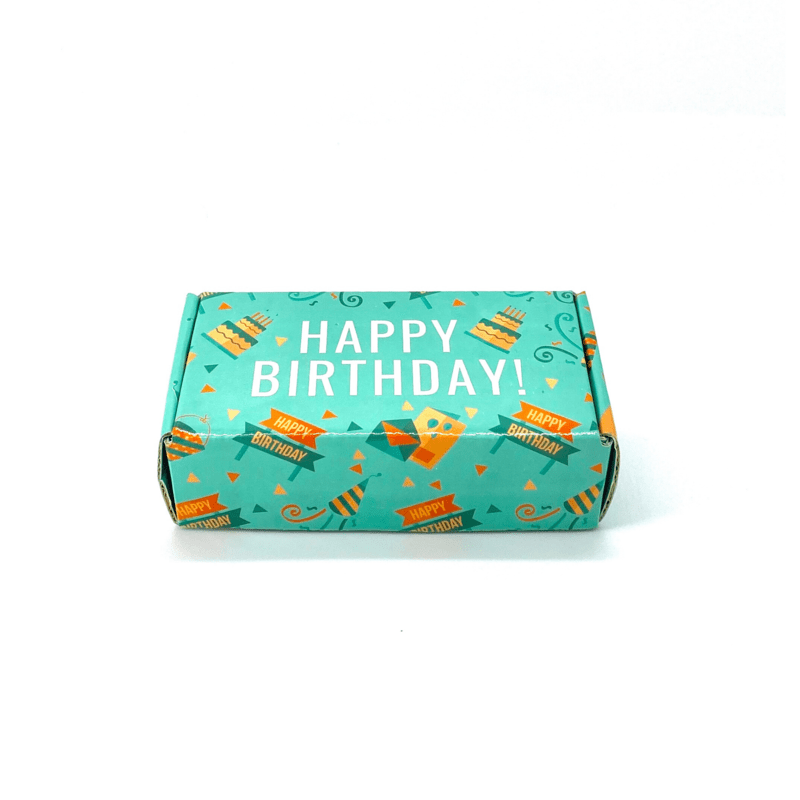 Happy Birthday chocolate gift box sleeve