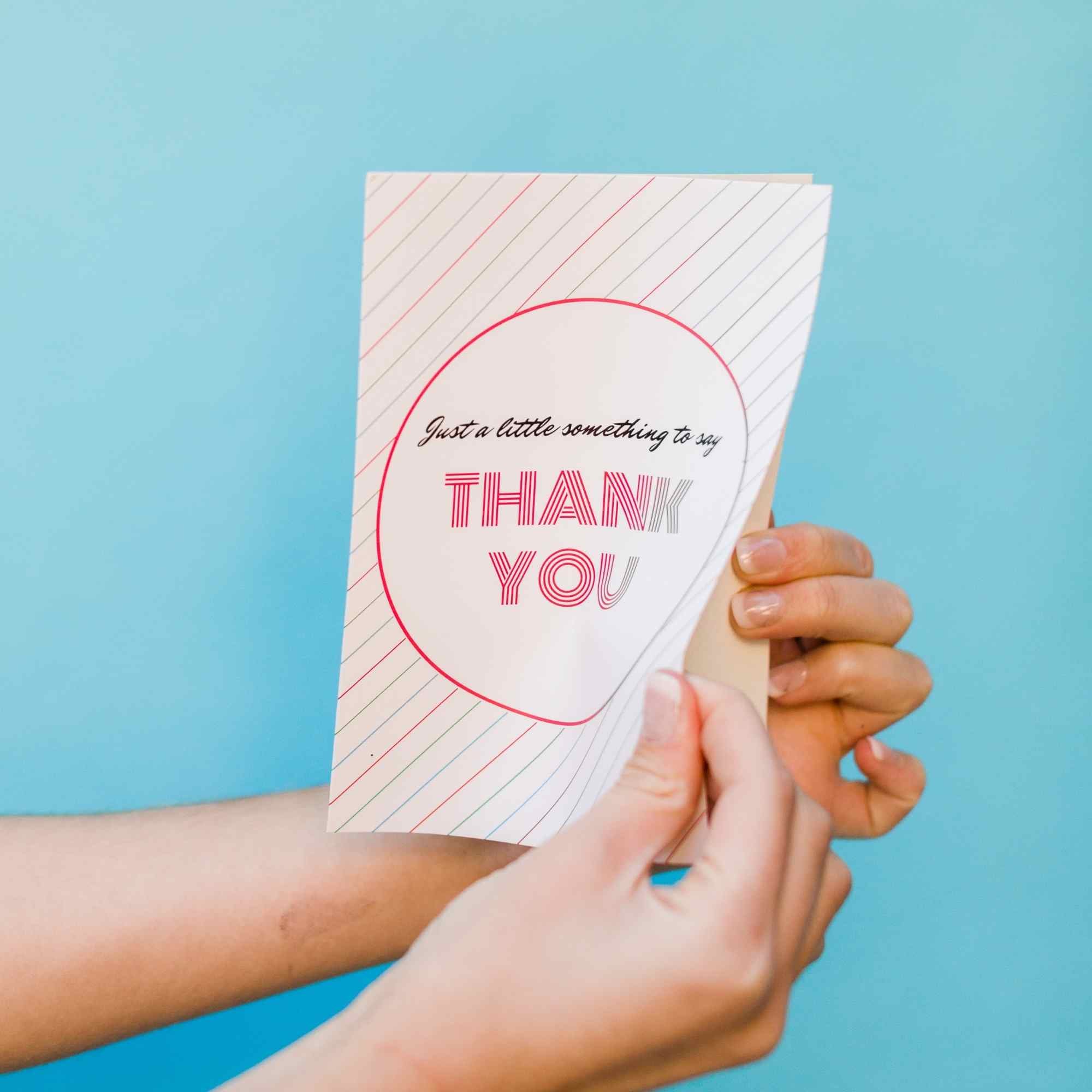 Thank You - Glitter Bomb Card Pranks Anonymous send hilarious pranks and gag gifts to your friends or family.