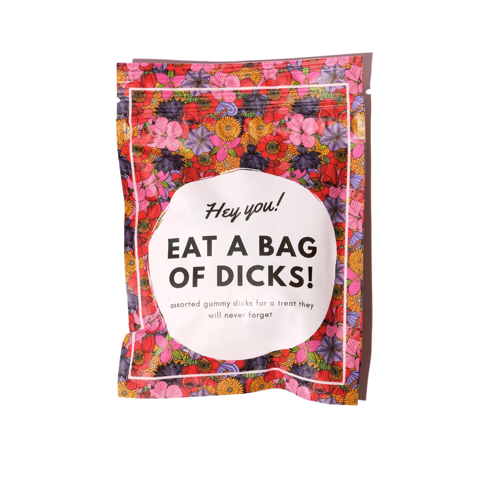 package of penis gummies. resealable gag gift candy. anonymous gift