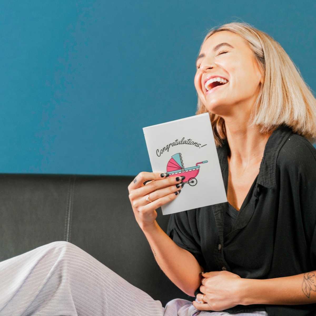 Baby Shower Card - Non Stop Crying Baby Pranks Anonymous send hilarious pranks and gag gifts to your friends or family.