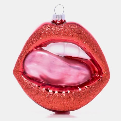 Hot Lips Valentine's Ornament Gift