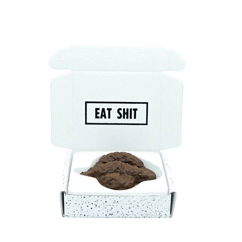 Eat Shit - Funny Chocolate Poop Prank Pranks Anonymous send hilarious pranks and gag gifts to your friends or family.