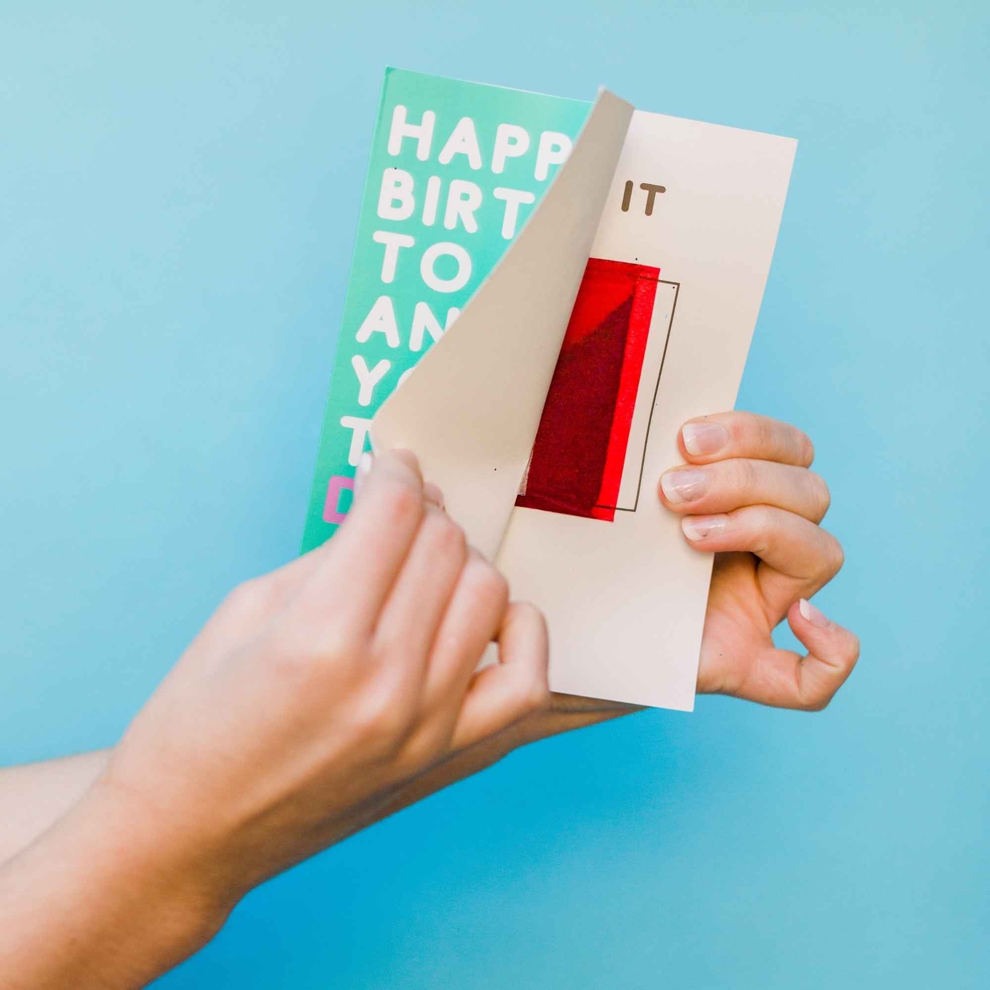 Happy Birthday to You and Your Tiny Penis (NSFW) - Glitter Bomb Card Pranks Anonymous send hilarious pranks and gag gifts to your friends or family.