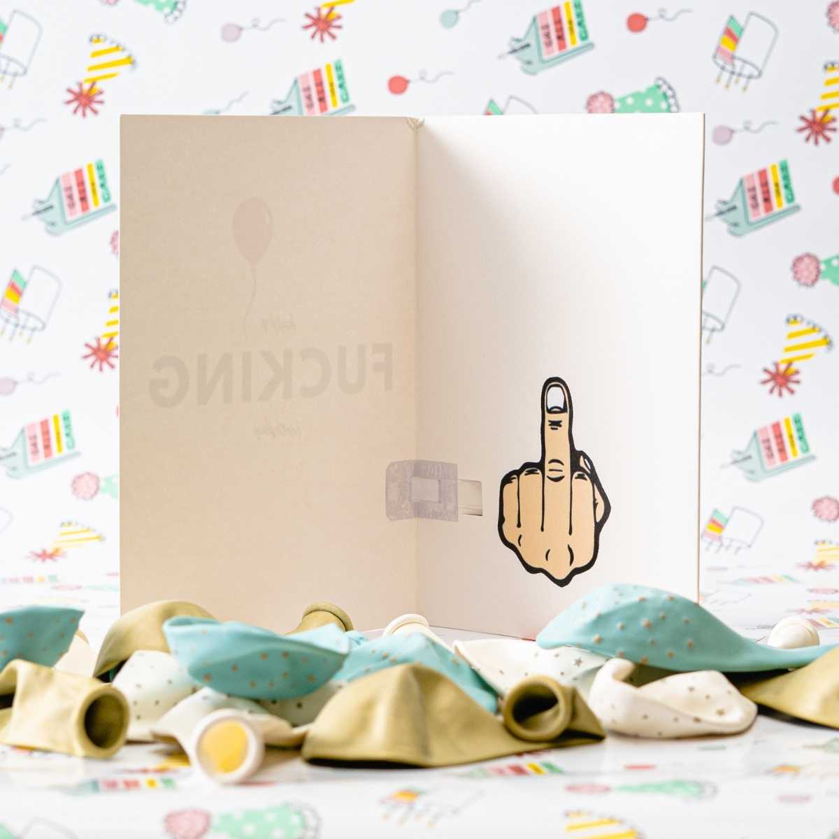 Happy Fucking Birthday To You! Prank Song Card Pranks Anonymous send hilarious pranks and gag gifts to your friends or family.
