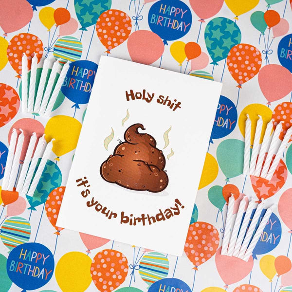 Pooping Pants Funny Best Friend Greeting Cards Funny Birthday Sister Mom Clean