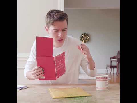 Let It Snow Glitter Bomb Card