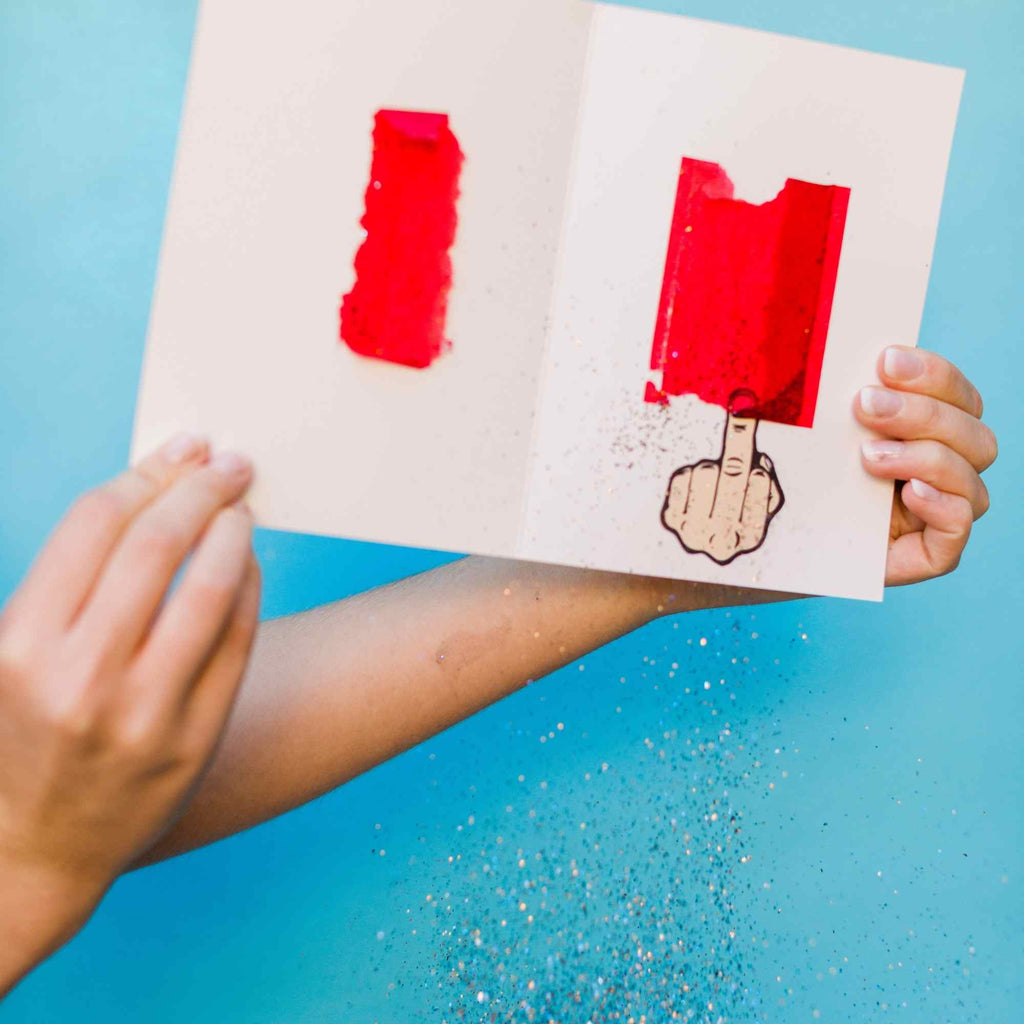 Just Because - Glitter Bomb Card Pranks Anonymous send hilarious pranks and gag gifts to your friends or family.