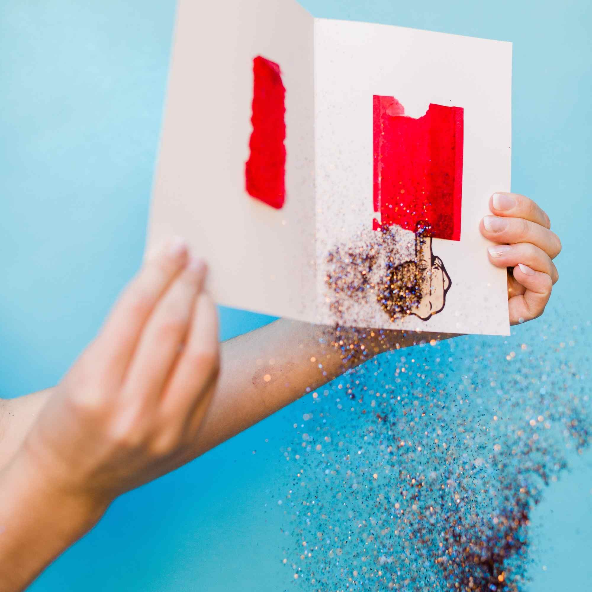 Just Because - Glitter Bomb Card Pranks Anonymous send hilarious pranks and gag gifts to your friends or family.
