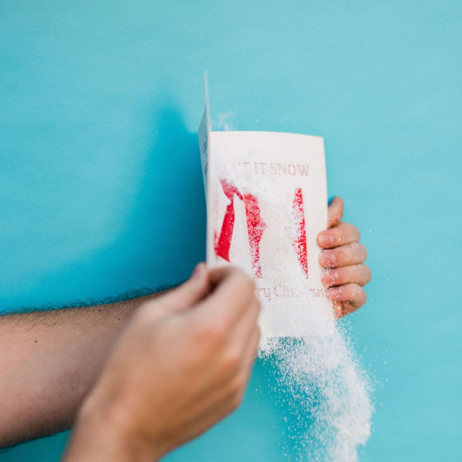 Let It Snow, Let It Snow - Glitter Bomb Card Pranks Anonymous send hilarious pranks and gag gifts to your friends or family.