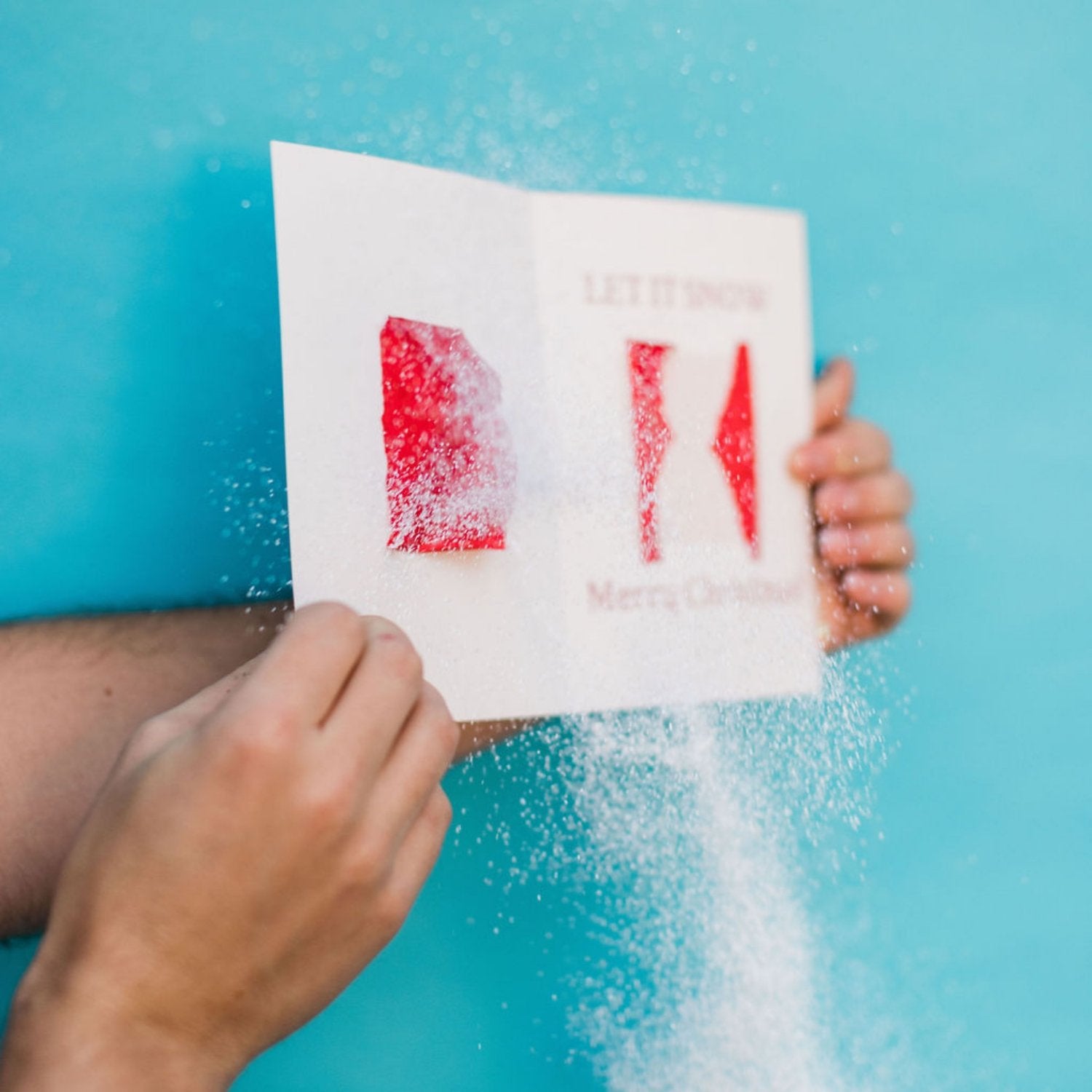 Let It Snow, Let It Snow - Glitter Bomb Card Pranks Anonymous send hilarious pranks and gag gifts to your friends or family.
