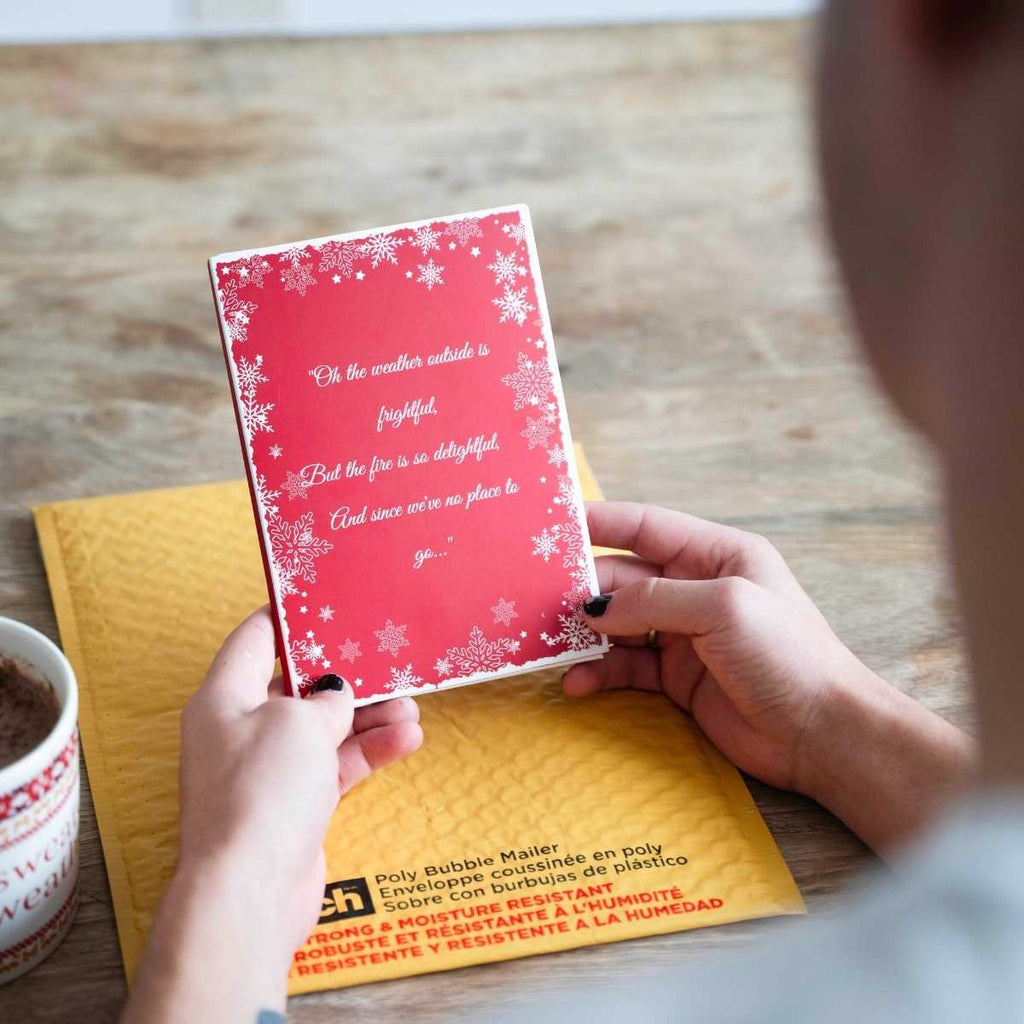 Let It Snow Glitter Bomb Card Pranks Anonymous send hilarious pranks and gag gifts to your friends or family.