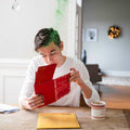 Let It Snow Glitter Bomb Card Pranks Anonymous send hilarious pranks and gag gifts to your friends or family.