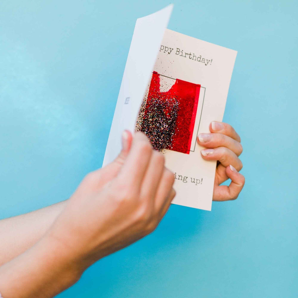 Meh, Happy Birthday - Glitter Bomb Card Pranks Anonymous send hilarious pranks and gag gifts to your friends or family.