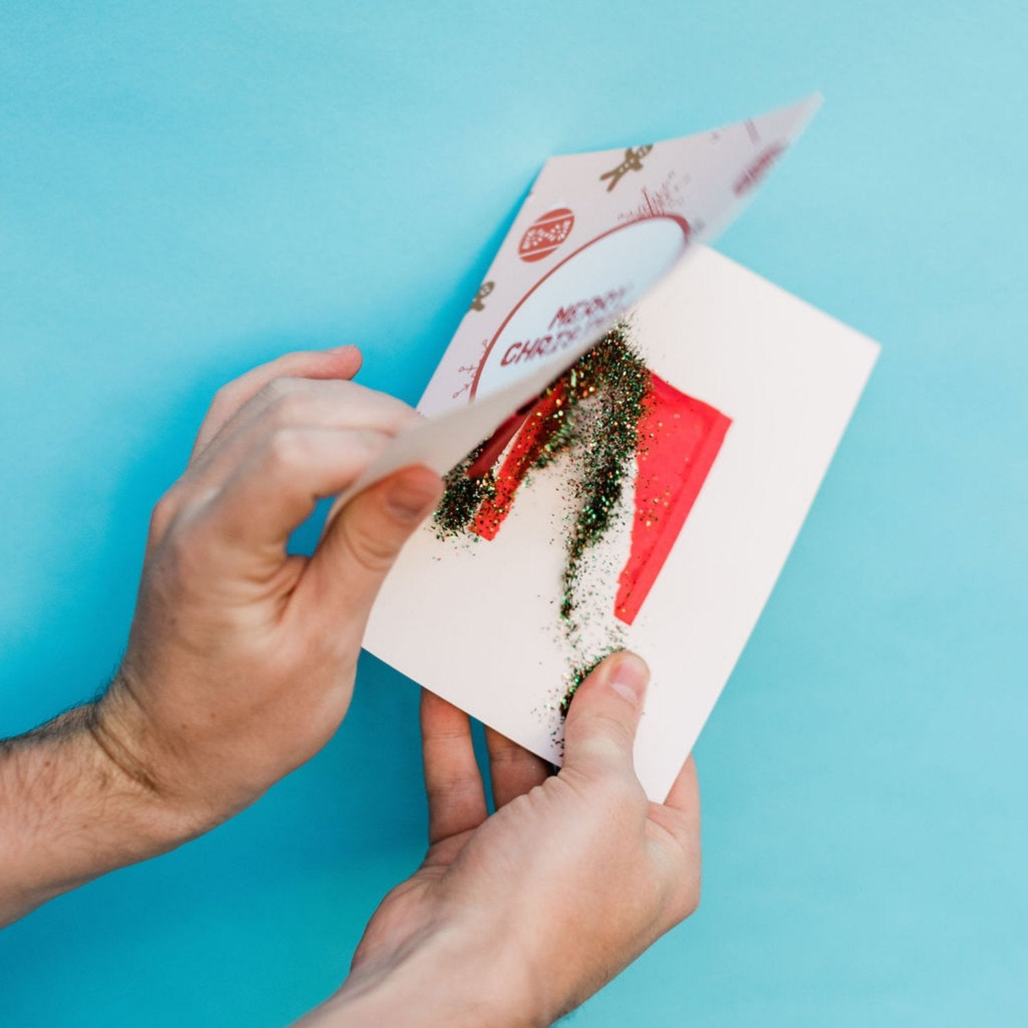 Merry Christmas - Glitter Bomb Card Pranks Anonymous send hilarious pranks and gag gifts to your friends or family.