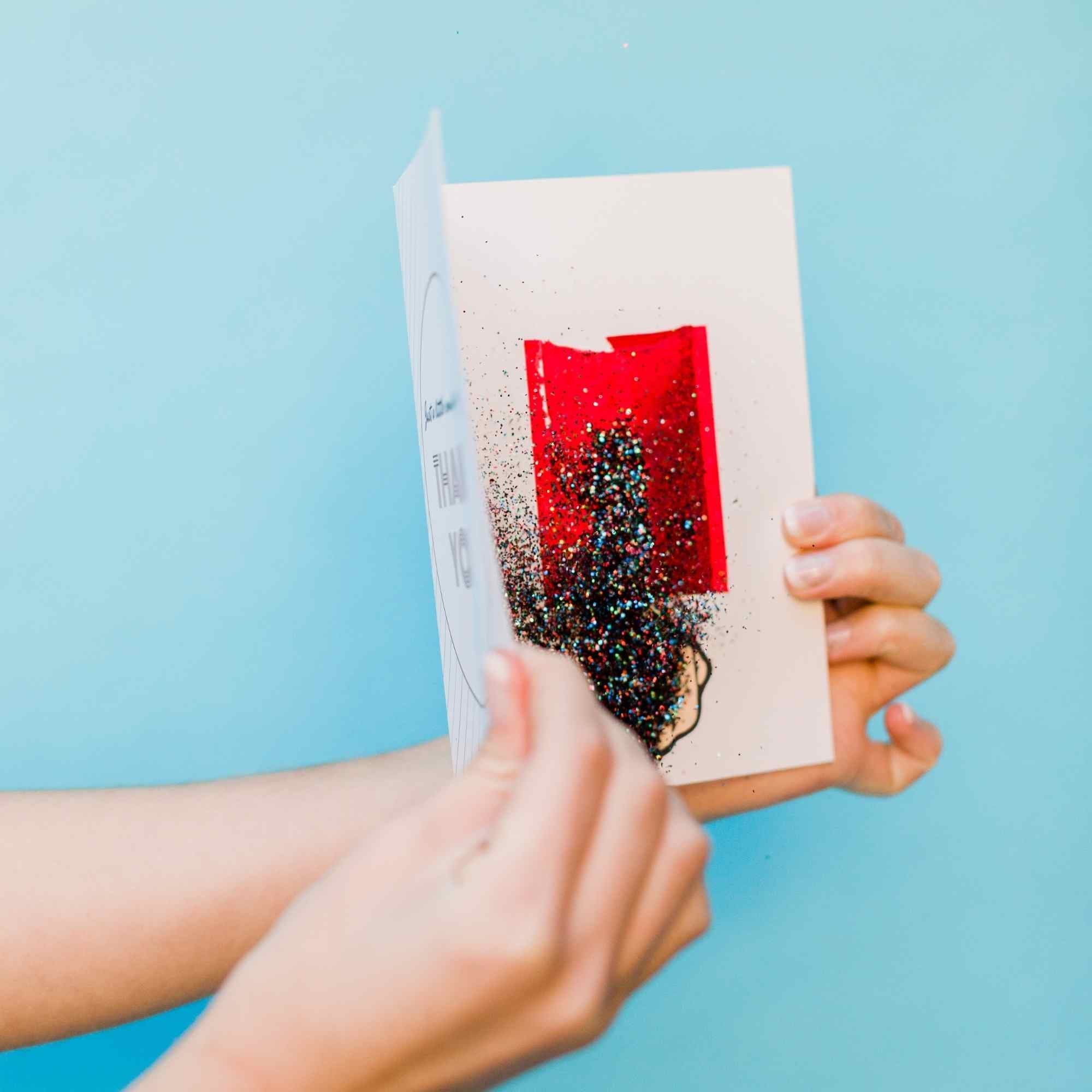Thank You - Glitter Bomb Card Pranks Anonymous send hilarious pranks and gag gifts to your friends or family.